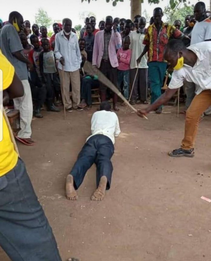 Man flogged in public for attempting to sleep with his son's wife