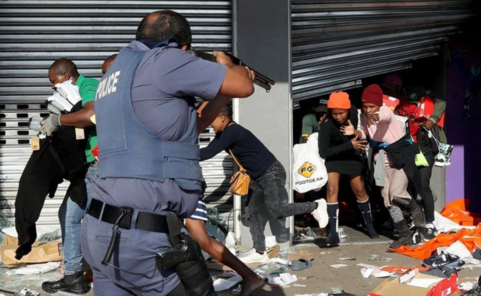 South Africa riots: Death toll mounts amid looting