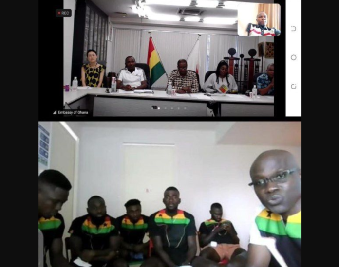 2020 Tokyo Olympics: Ghana’s ambassador to Japan, Frank Okyere chairs Zoom Meeting with Team Gha 2020 Tokyo Olympics: Ghana’s Ambassador To Japan, Frank Okyere Chairs Zoom Meeting With Team Ghana