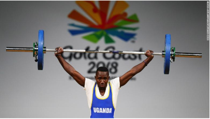 Julius Ssekitoleko competing at the 2018 Commonwealth Games. Julius Ssekitoleko competing at the 2018 Commonwealth Games.
