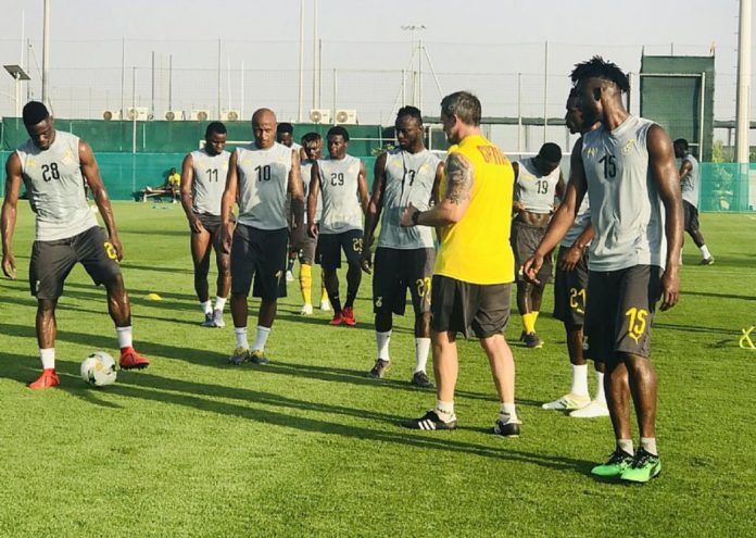 Black-Stars training Black-Stars training