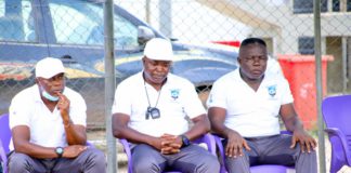 Medeama technical team led by Yaw Preko