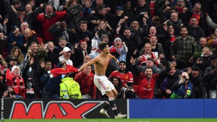 Cristiano Ronaldo was making a record 185th appearance in the Champions League Cristiano Ronaldo was making a record 185th appearance in the Champions League