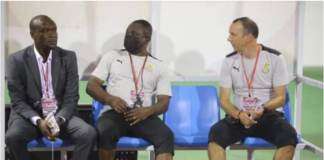 CK Akonnor with his team technical team