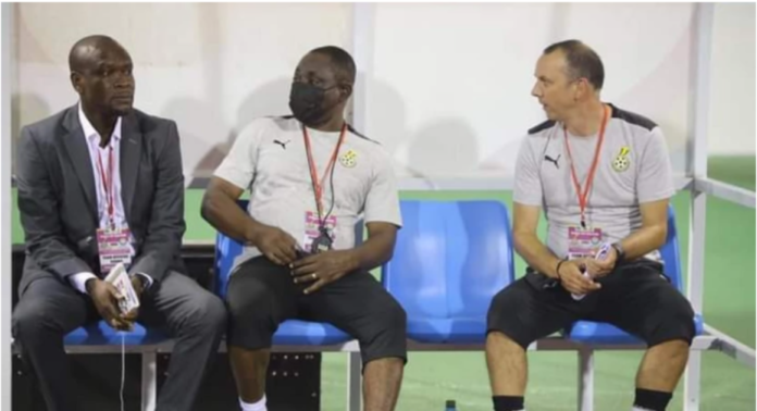 CK Akonnor with his team technical team CK Akonnor with his team technical team