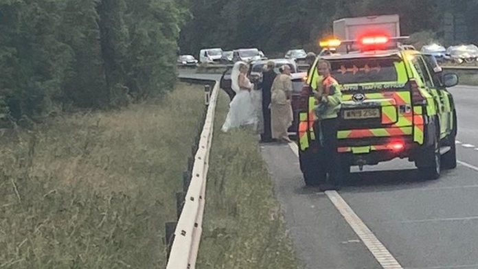 stranded bride