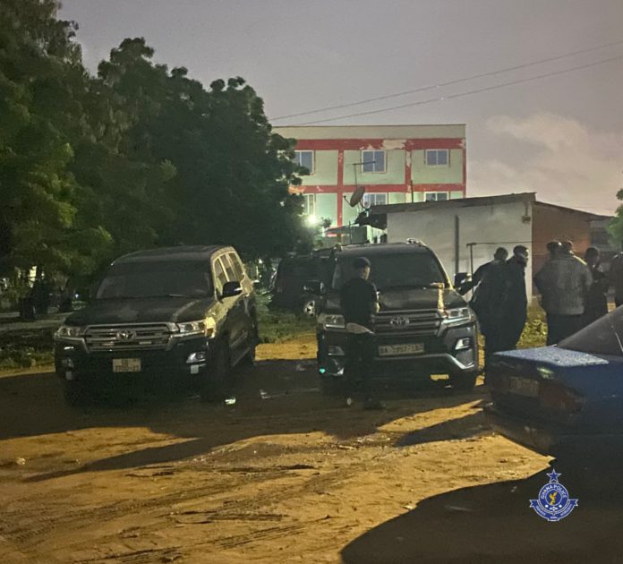 Police impound vehicles