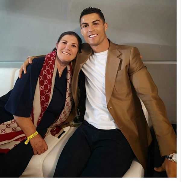 Cristiano Ronaldo and mum