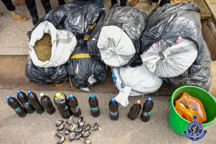 Man nabbed with sacks of suspected Indian Hemp