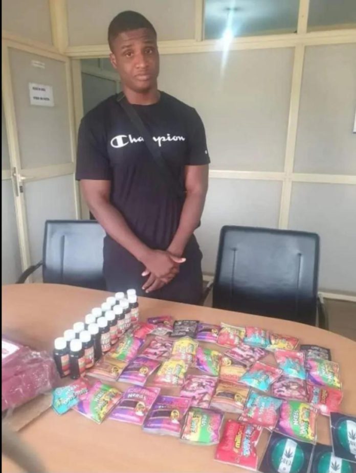 22-year old arrested for importing candies laced with drugs