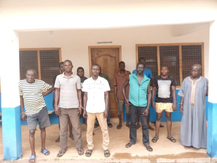 Suspects in Chereponi disturbance