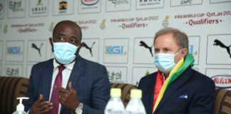 GFA boss with Miovan Rajevac