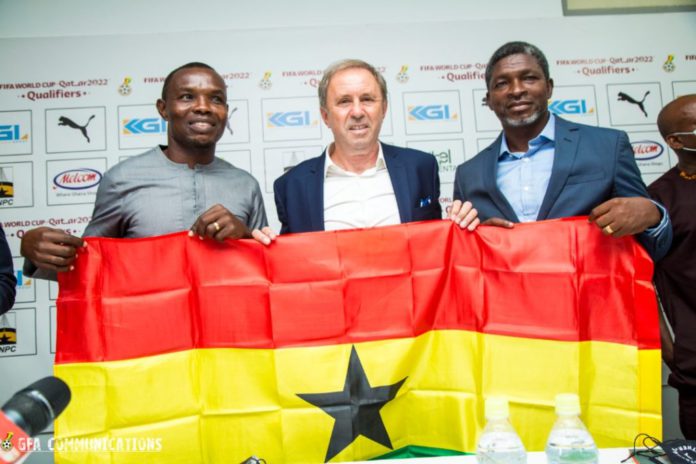 New Black Stars technical team New Black Stars technical team