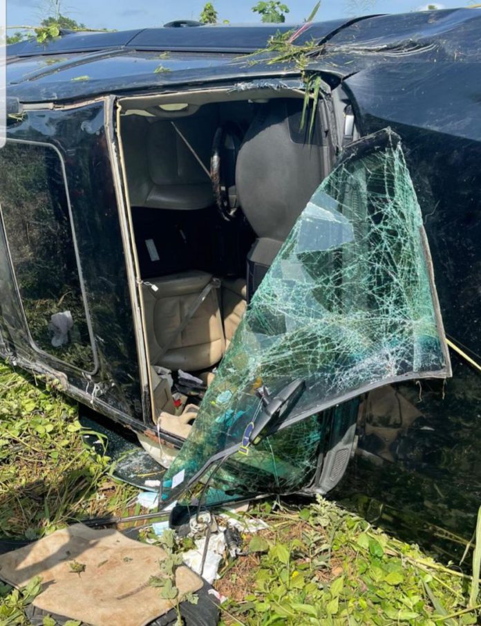 Popular singer hospitalized after his car somersaulted on highway