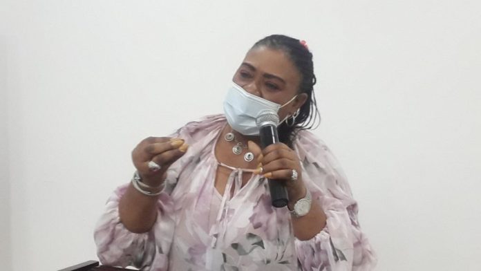 National Coordinator of the Ghana School Feeding Programme, Mrs. Gertrude Quashigah