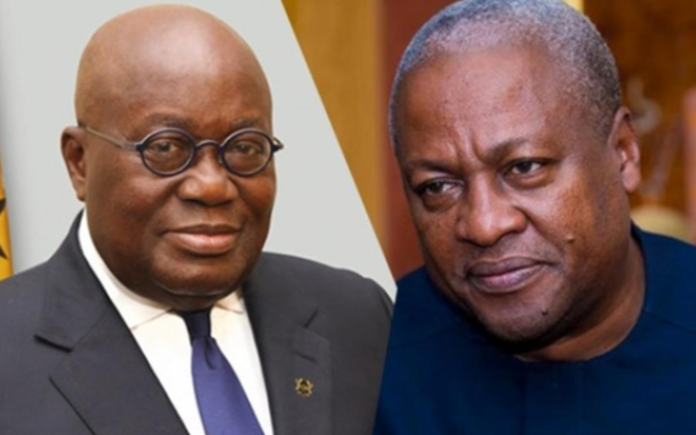 Akufo-Addo and Mahama President Nana Akufo-Addo and Former President John Mahama