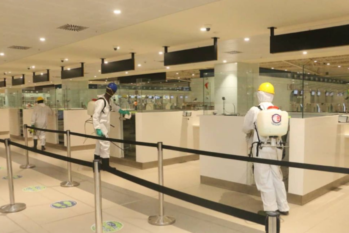 Fumigation exercise at Kotoka International Airport (KIA)