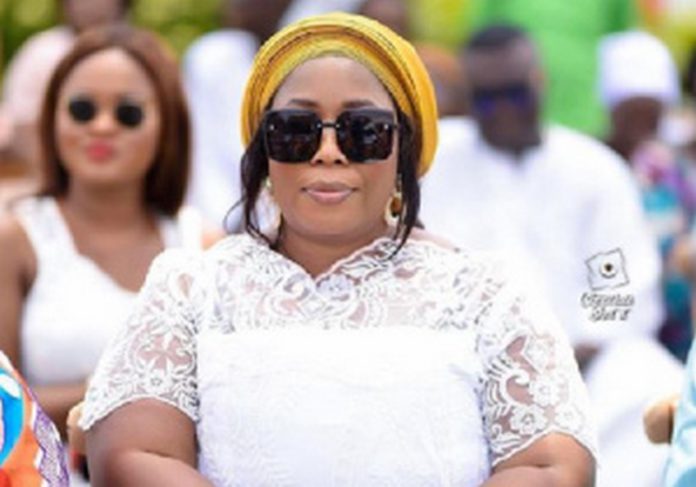 Medikal's mother, Mrs. Portia Lamptey