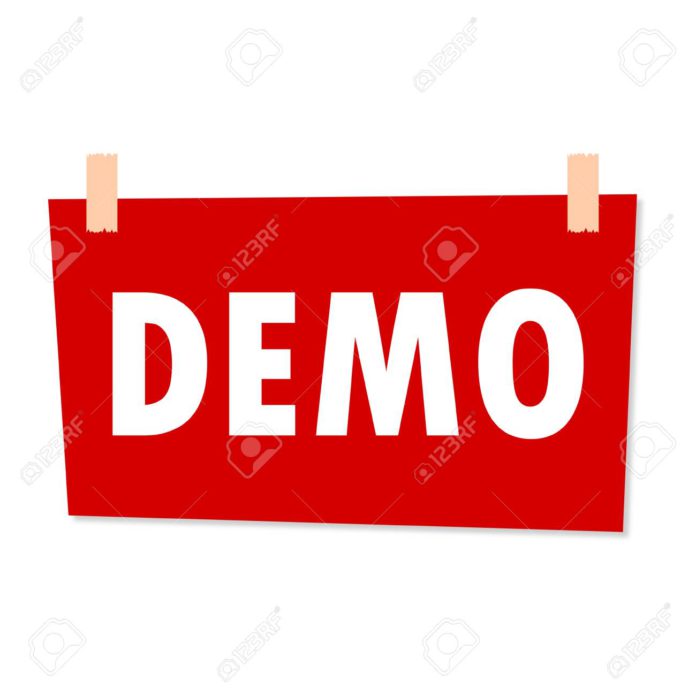 57073481-demo-sign-illustration
