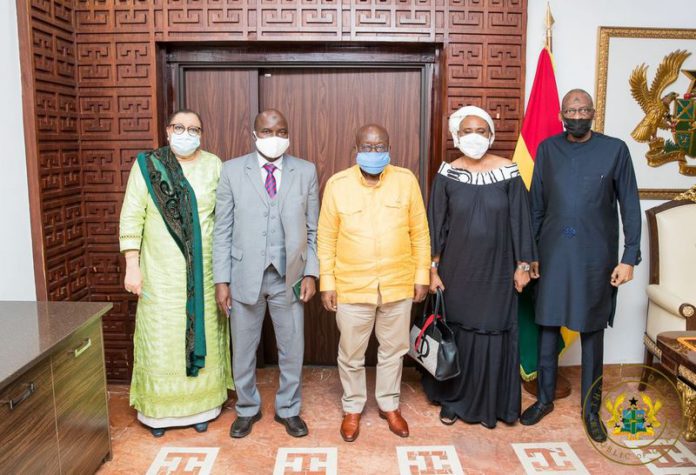 Akufo-Addo receives Guinean military delegation
