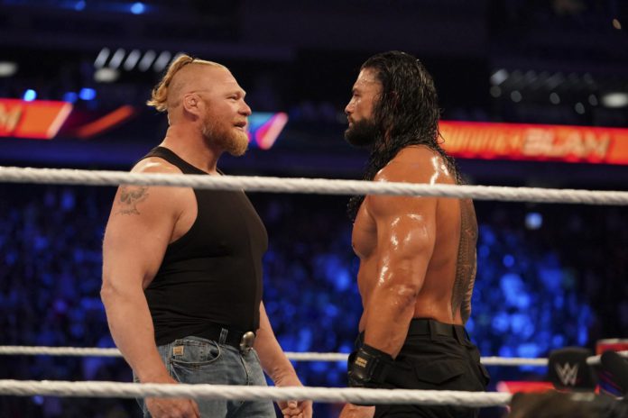 Roman Reigns and Brock Lesnar Roman Reigns and Brock Lesnar