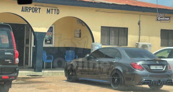 Benz driving