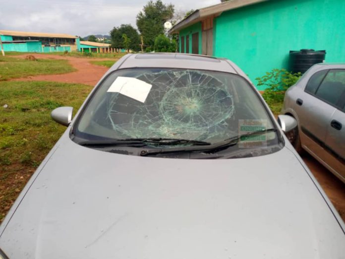 Final year student on the run after damaging invigilator's car