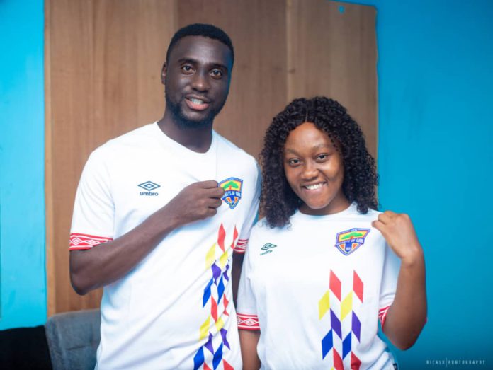 Hearts of Oak couple in White Jersey - Ezekiel and Brenda Hearts of Oak couple in White Jersey - Ezekiel and Brenda