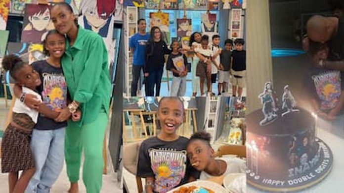 dede ayew's daughter birthday bash