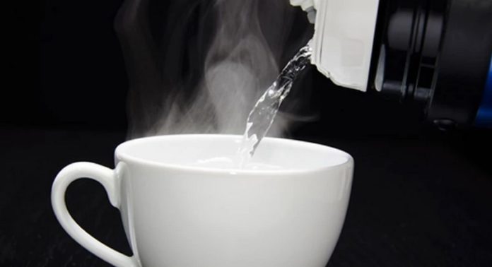 hot water