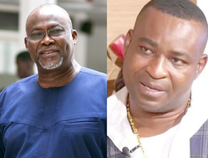 L-R: Ekwow Spio-Garbrah and Chairman Wontumi
