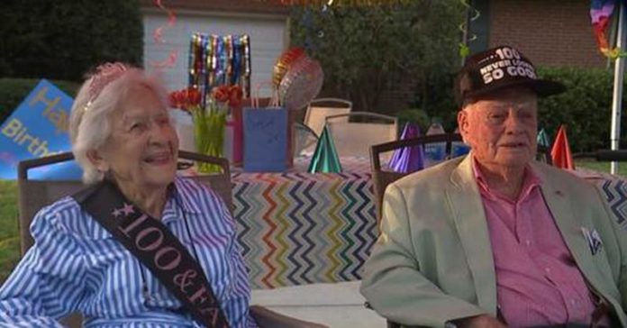 High School Sweethearts Married For 80 Years Celebrate 100th Birthday Together