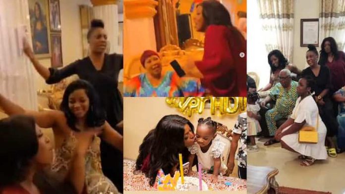Yvonne Okoro and family