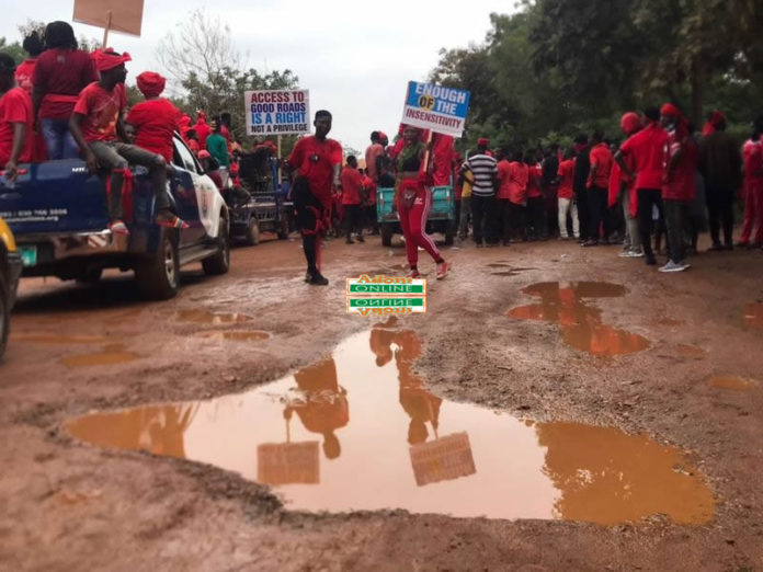 kpando road protest