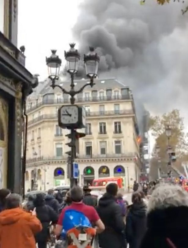 Opera house fire Paris