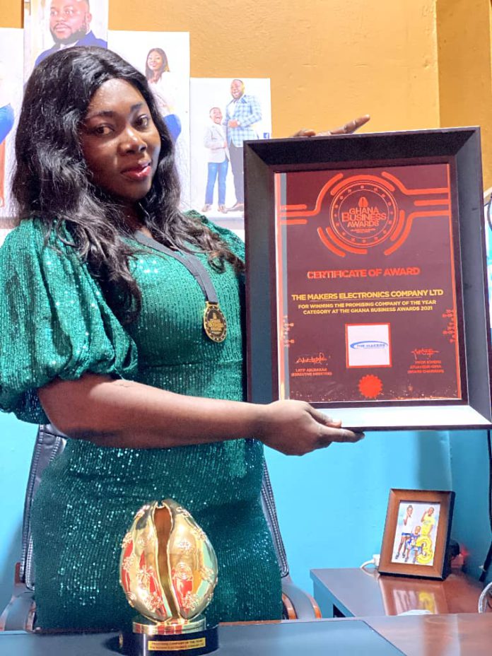 Mrs. Akua Saah Essoun, Chief Operating Officer & Deputy CEO, The Makers Electronics Company Ltd Mrs. Akua Saah Essoun, Chief Operating Officer & Deputy CEO, The Makers Electronics Company Ltd