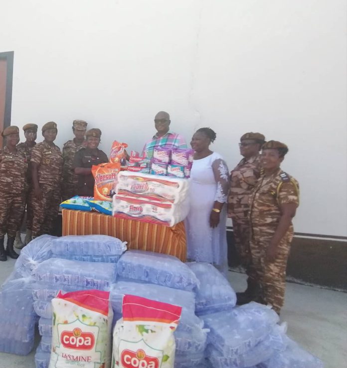 Kojo Bonsu donates to Ho female prison