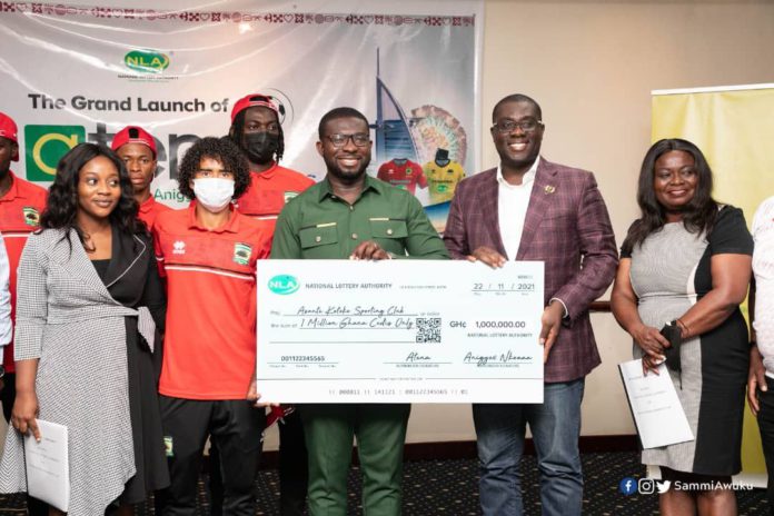 NLA partners Kotoko with GH¢ 1,000,000 sponsorship deal, ‘Atena’ game NLA partners Kotoko with GH¢ 1,000,000 sponsorship deal, ‘Atena’ game
