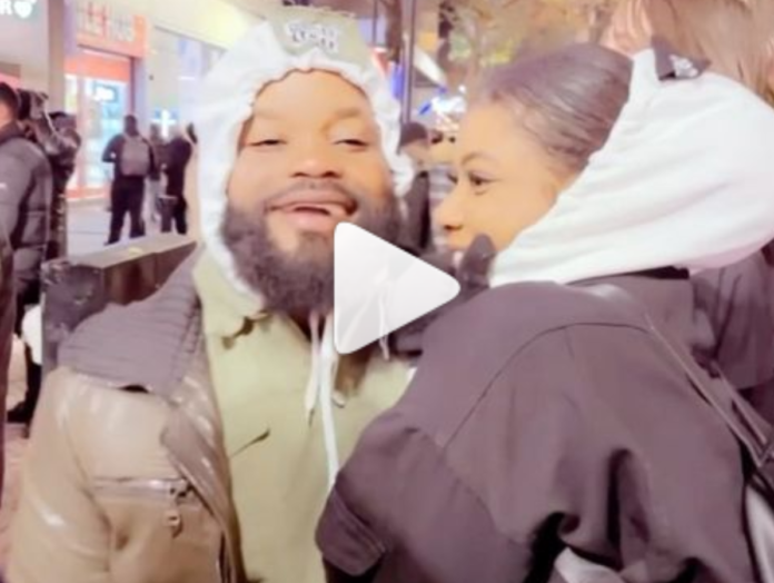Praye Tietia gets all cosy with Selly Galley in UK