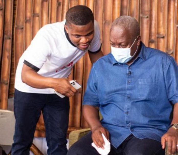 Sammy Gyamfi and Mahama