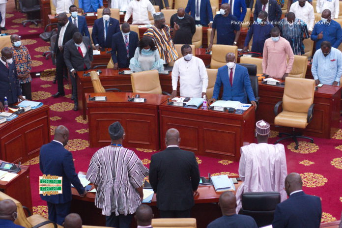 Minority and Majority in Ghana parliament Minority and Majority in Ghana parliament