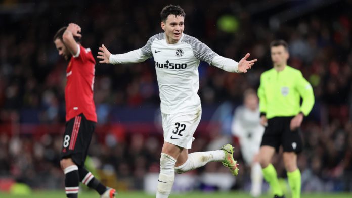 MANCHESTER, ENGLAND - DECEMBER 08: Fabian Rieder of BSC Young Boys celebrates after scoring their team's first goal during the UEFA Champions League group F match between Manchester United and BSC Young Boys at Old Trafford on December 08, 2021 in Manches Image credit: Getty Images MANCHESTER, ENGLAND - DECEMBER 08: Fabian Rieder of BSC Young Boys celebrates after scoring their team's first goal during the UEFA Champions League group F match between Manchester United and BSC Young Boys at Old Trafford on December 08, 2021 in Manches Image credit: Getty Images