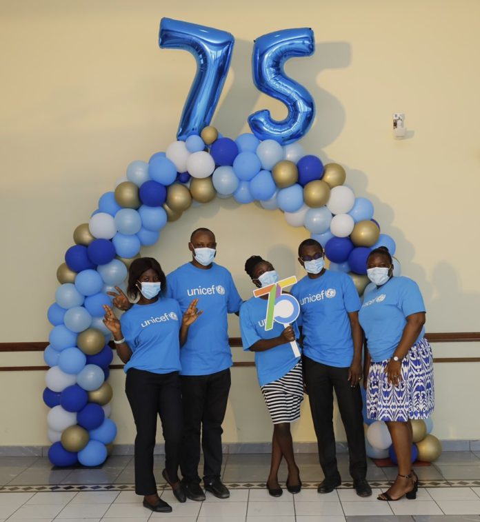 UNICEF 75th anniversary