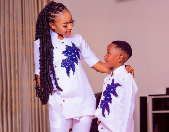 Akuapem Poloo and her son | photo credit: zikey_photograhy Akuapem Poloo and her son | photo credit: zikey_photograhy