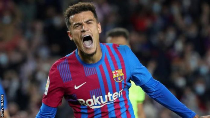 Philippe Coutinho has scored 26 goals in 106 appearances for Barcelona since joining them from Liverpool in January 2018 Philippe Coutinho has scored 26 goals in 106 appearances for Barcelona since joining them from Liverpool in January 2018