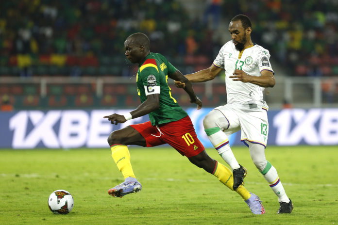 Football - 2021 Africa Cup of Nations - Finals - Last 16 - Cameroon v Comoros - Yaounde - Cameroon