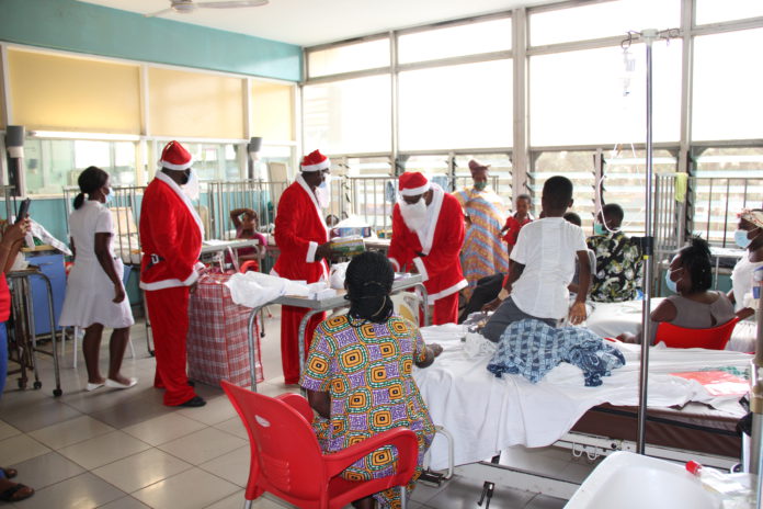eTranzact Santas reach out to Korle-Bu children