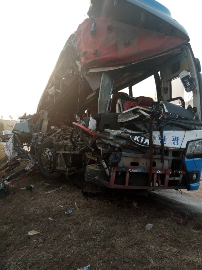 Faulty bus from Kintampo-Techiman accident