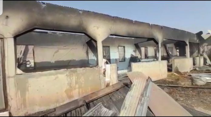 fire consumes compound in Tamale