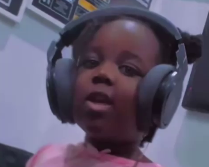 Stonebwoy's daughter records her first song